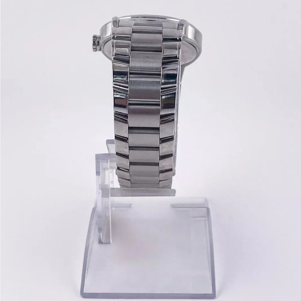 ESQ Movado Excel Black / Stainless Steel ES.01.1.14.5540 #113 new battery